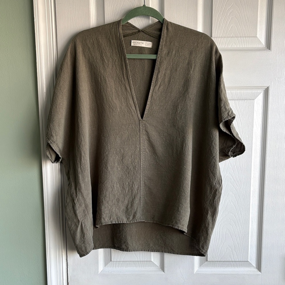 Hackwith Design House Double V-Neck Shirt